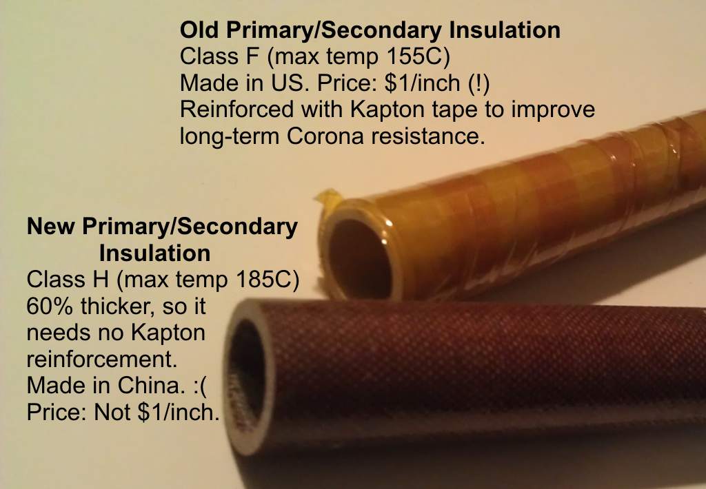 Old and New Primary Insulation